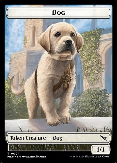 Dog (Murders at Karlov Manor Tokens #1)